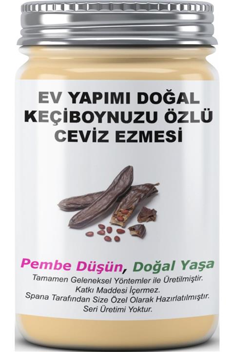 SPANA Doğal Keçiboynuzu Özlü Ceviz Ezmesi Ev Yapımı Katkısız 330gr