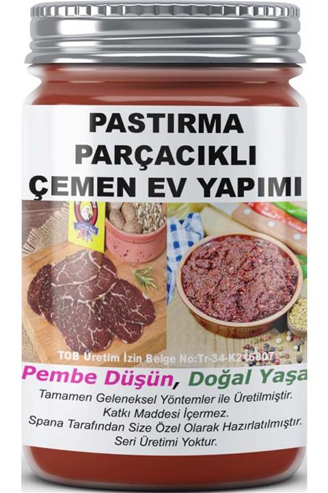 SPANA Pastırma Parçacıklı Çemen Ev Yapımı Katkısız 330gr