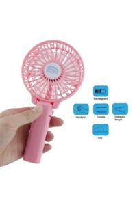 pazariz Mini Fan Şarjlı Mini El Fanı Sıcak Yaz Için Özellikli Soğutucu Katlanabilir Fan