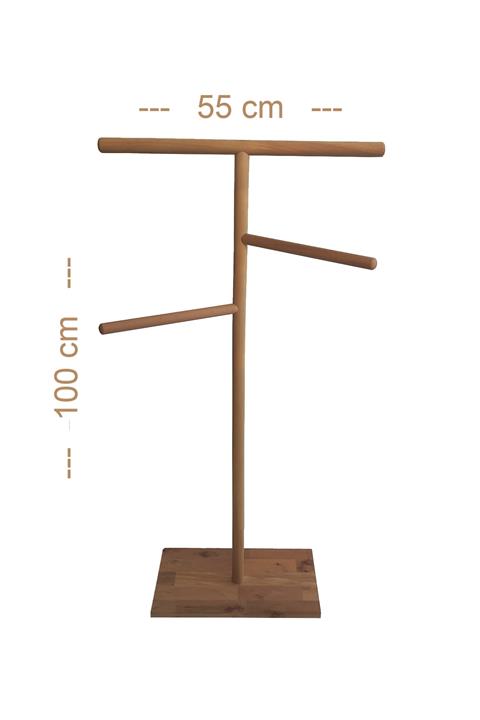 ULDEMART Ahşap Papağan Tüneği T Tünek 100 Cm.
