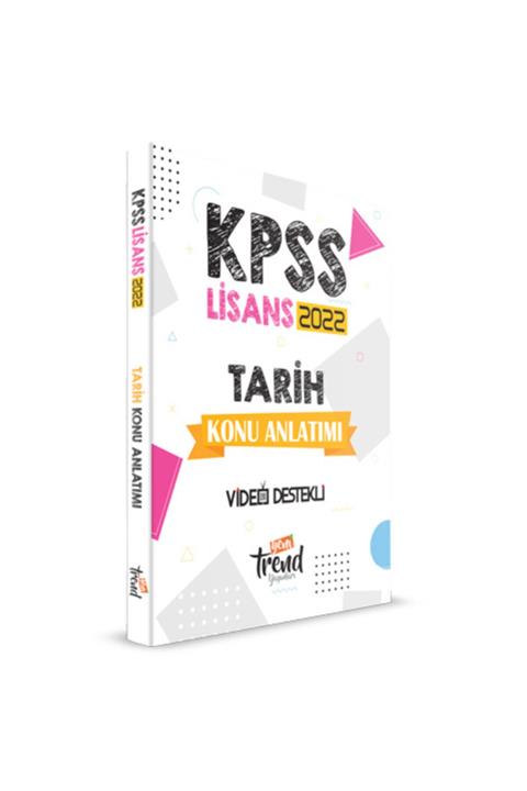 Yeni Trend Yayınları 2022 Kpss Lisans: Tarih Konu Anlatımı
