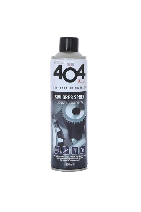 404 Sıvı Gres Yağı Sprey 500ml. (zincir Yağlama)