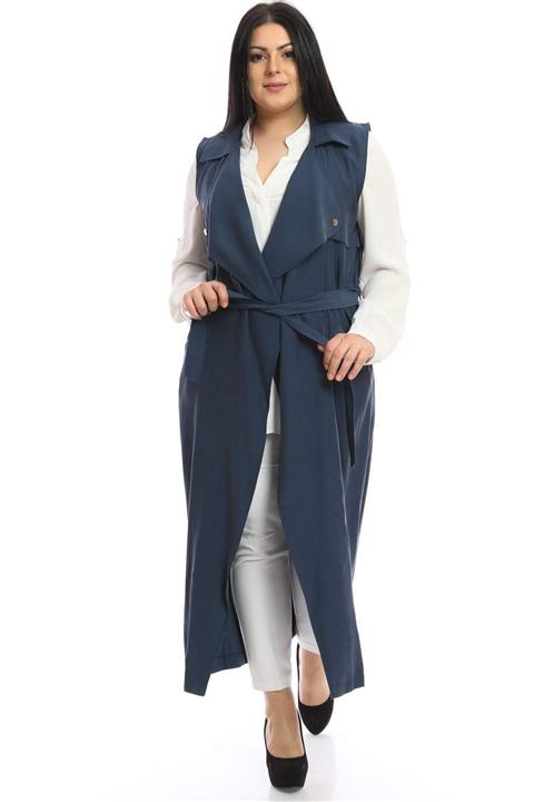 Hanezza Kemerli Uzun Yelek