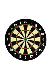 LAYDA Orjinal 40 Cm Dart Büyük Çift Taraflı 6 Oklu Dart Hedef Tahtası