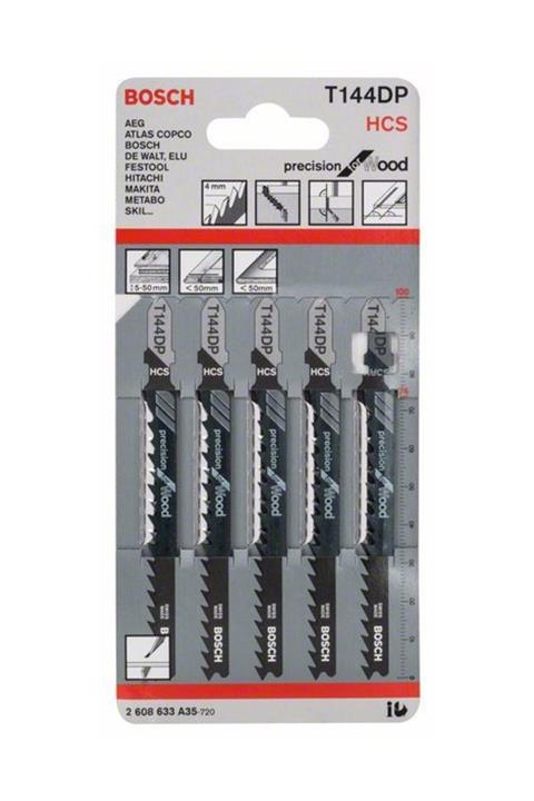 Bosch T 144 Dp Precision For Wood 5'Li Dekupaj Testeresi Bıçağı