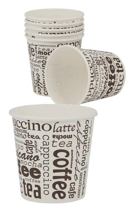 Karaca Ambalaj Karton Bardak 4 Oz Kahve Bardağı 50 Adet