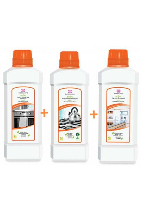 BioBellinda Yağkir Temizleyici 1000 ml X3 Lü Set