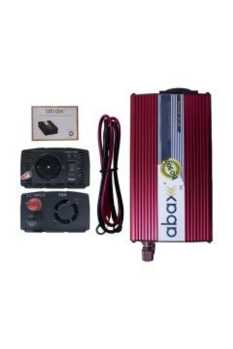 abax Obm 241k 24v 1000w Tek Priz Led Gösterge Modifiye Sinüs Inverter