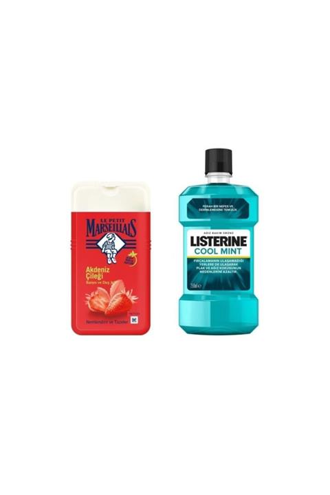 Listerine 250ml Hafif Nane le Petit Marseillais 250ml Akdeniz Çileği