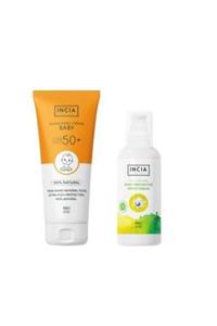 Incia Bebek Için Doğal Güneş Kremi Spf 50 100 Ml - Doğal Koruyucu Vücut Losyonu 100 Ml