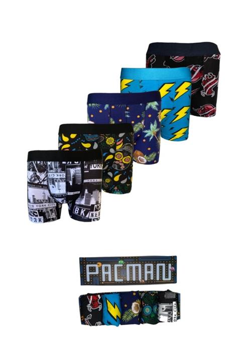 Pacman Erkek 5'li Desenli Boxer Kutusu2 #premiumcollection