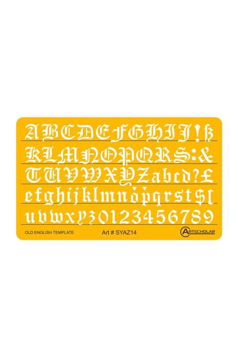 Artscholar Kaligrafi Yazı Şablonu  syaz14