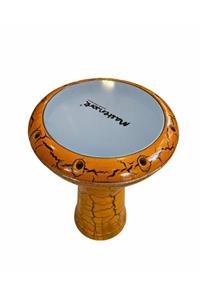 MASTERWORK Turuncu Çatlak Boyalı Darbuka