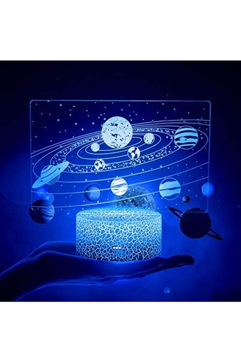 DREAM VEGA 3d Işıklı Samanyolu Gece Lambası Kumandalı