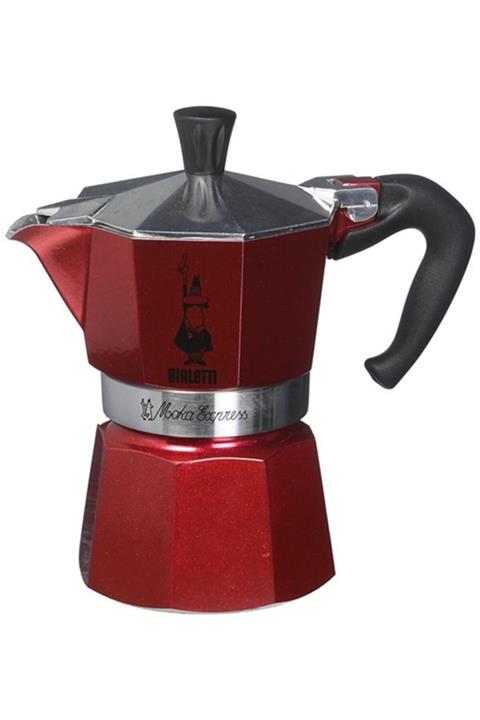 Bialetti Moka Pot Express Red 1 Cup