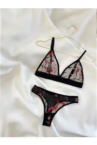 WAHSHE Hidden Butterfly Bralet Set