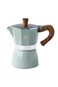 Black Goat 3 Cup Moka Pot - Turkuaz