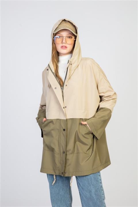 SİNDAL Detail Yağmurluk 4-3226 Haki Yeşil