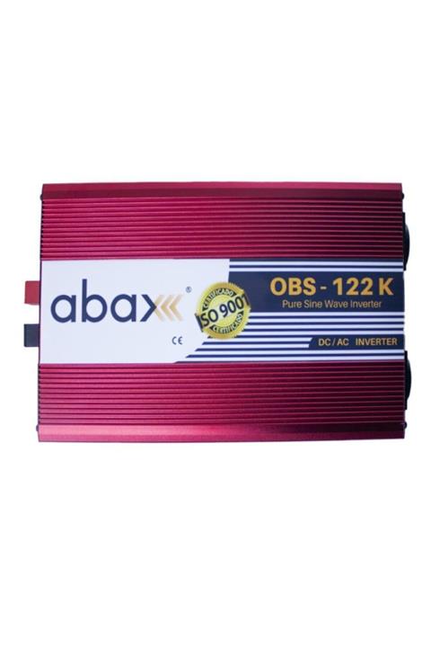abax Obs-122k 12v-2000w Çift Priz/led Göstergeli/tam Sinüs Invertör
