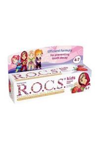 Rocs Kids 4-7 Yaş Meyveli Çocuk Diş Macunu 35ml (ahududulu-çilekli)