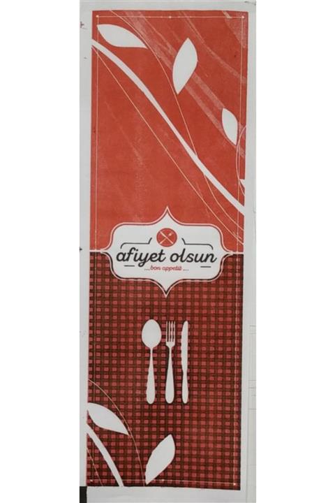 ÇELİKPENÇE Çatal Kaşık Bıçak Servis Kağıdı 100 Adet