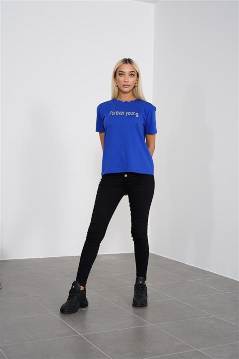 PushOver Baskılı Kadın T-shirt 4001