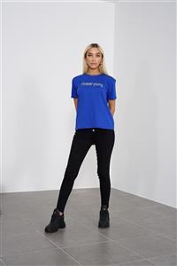 PushOver Baskılı Kadın T-shirt 4001