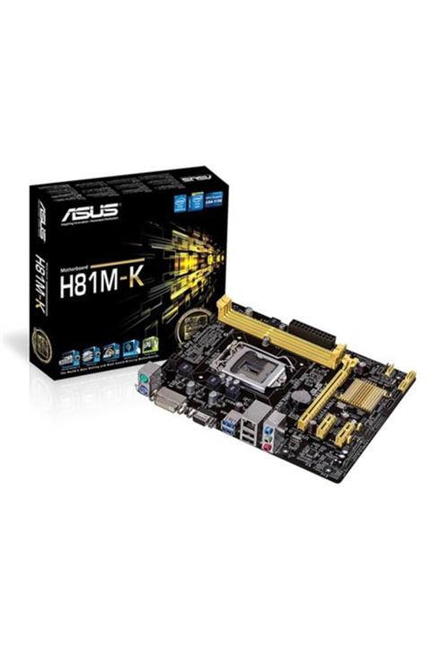 ASUS H81m-k 1150p Ddr3 Vga Dvi Usb3.0