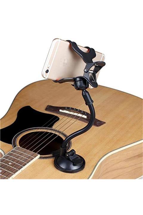 Kyrotech Gitar Üzeri Vantuzlu Akrobat Esnek Telefon Tutucu