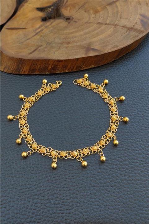 Aykat Kadın Sarı Kişniş Halhal