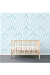 LAGOONkids Chevron – Blue Çocuk Odası Duvar Kağıdı