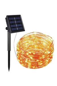 Schulzz Solar Güneş Enerji Dış Bahçe 8 Modlu 20 Metre Düz 200 Led Aydınlatma