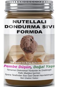 SPANA Nutellalı Dondurma Sıvı Formda Ev Yapımı Katkısız 330gr