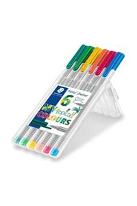 Staedtler Triplus Fineliner Kalem 0.3mm 6 Tropıcal Colours Plastik Kutulu Set