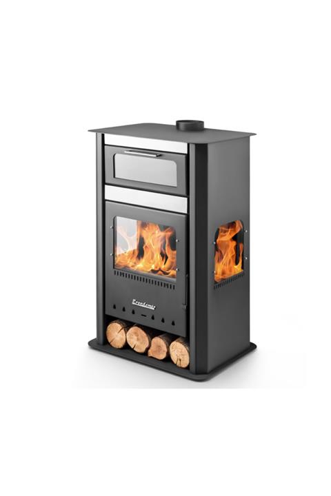 Erendemir 3 Camlı Şömine Kuzine Soba Es-400