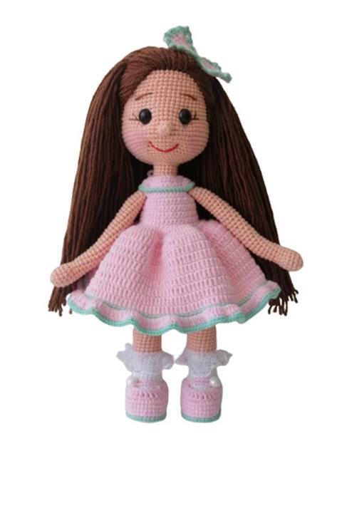 OYUNCAKPARK Pembe Fatoş Amigurumi Organik Oyuncak