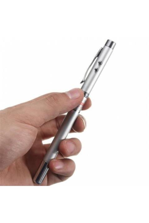 yakpen Teleskopik Lazer Kalem Kırmızı Lazer Işık Tükenmez Kalem Sunum Çubuğu