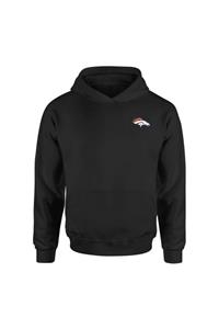 NSJ SPORTIVE Denver Broncos Superior Logo Siyah Hoodie