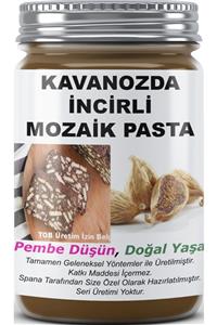 SPANA Kavanozda Incirli Mozaik Pasta Ev Yapımı Katkısız 330gr