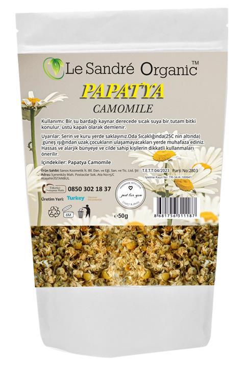 Le Sandre Organic Papatya Çayı 50 gr