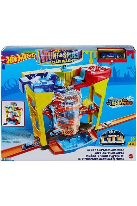 HOT WHEELS Oto Yıkama Renk Değiştiren Oyun Seti Grw37