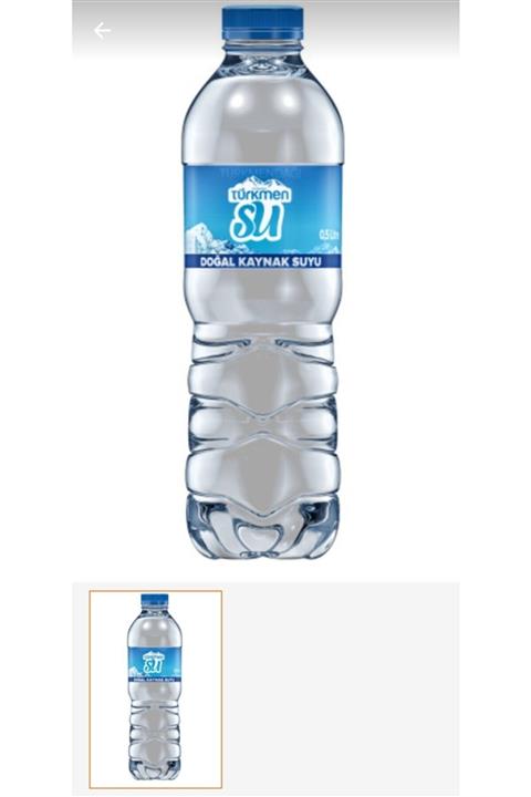 TÜRKMENSU 0.5 Litre Pet Şişe Su