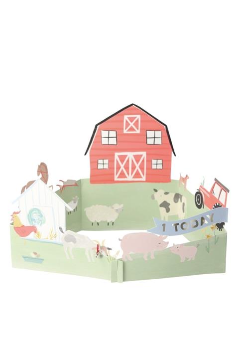 Meri Meri Çiftlik Tebrik Kartı