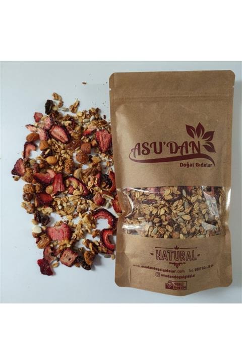 Asudan Doğal Gıdalar Çilekli Granola 200 gr