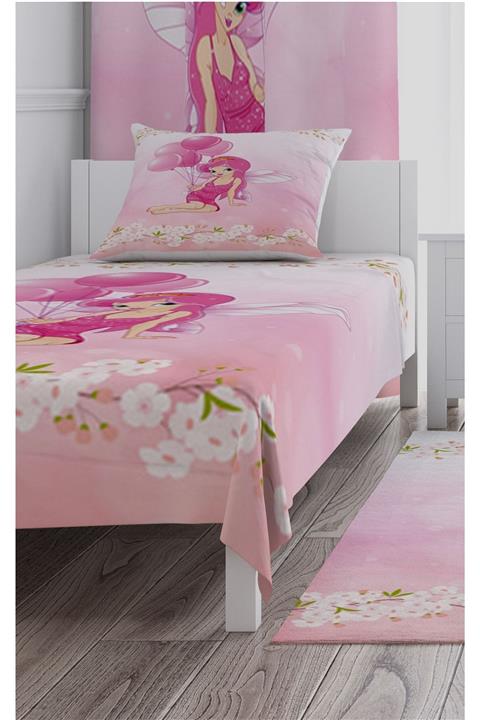 CİCİ TASARIM ÜRÜNLERİ Yatak Örtüsü Balonlu Prenses Kız