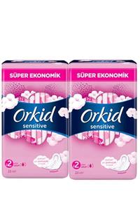 Orkid Sensitive Ultra Uzun Ped 22 X 2 = 44 Adet