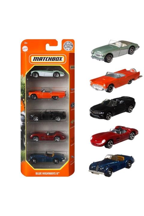 Matchbox Beşli Araçlar Seti C1817 Gvy45 Blue Highways Iı