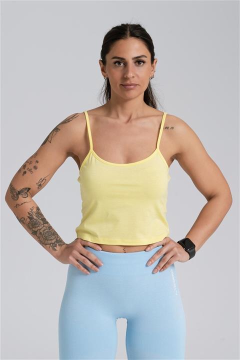 Gymwolves Askılı Body Crop Tops