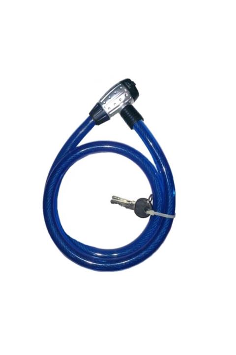 ASN Halat Kilit Anahtarlı Mavi 25 X150 cm