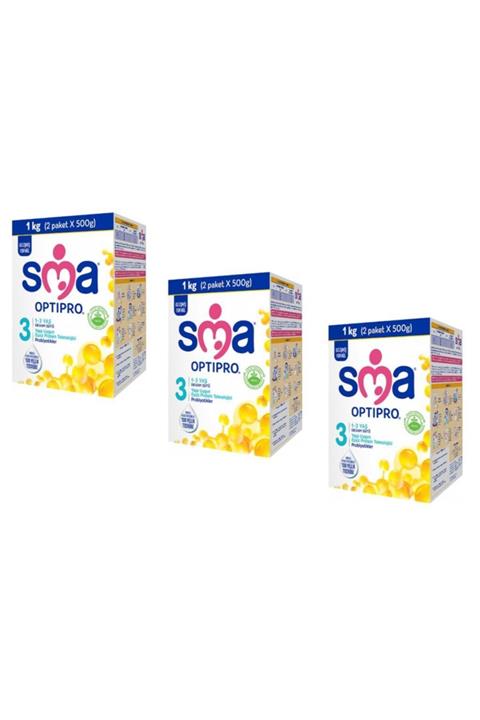 SMA Optipro Probiyotik 3 Devam Sütü 1000 Gr X 3 Adet